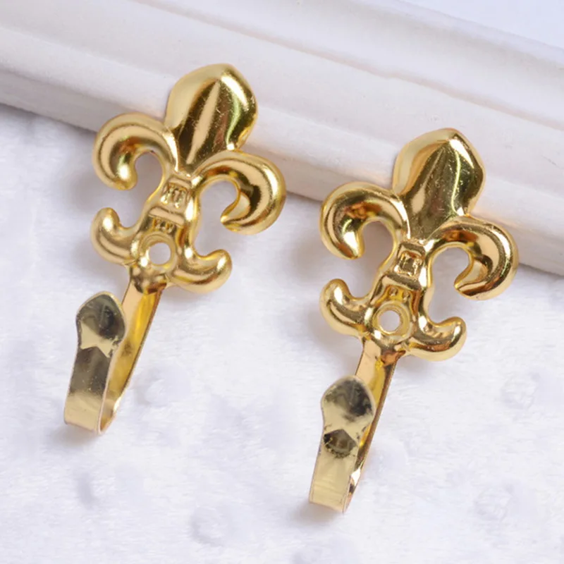 Крючок для драпировки штор в европейском винтажном стиле настенный крючок