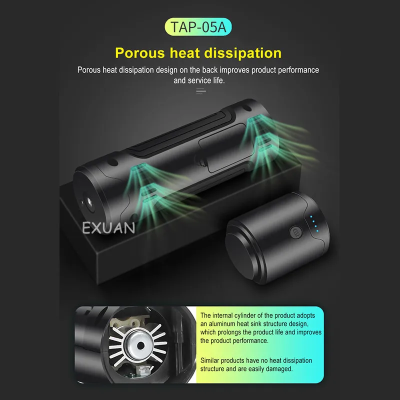 Precio Compresor De Aire Portátil Para Bicicleta Y Coche, Mini Bomba De Aire Recargable, Inalámbrica, 150PSI, 12V