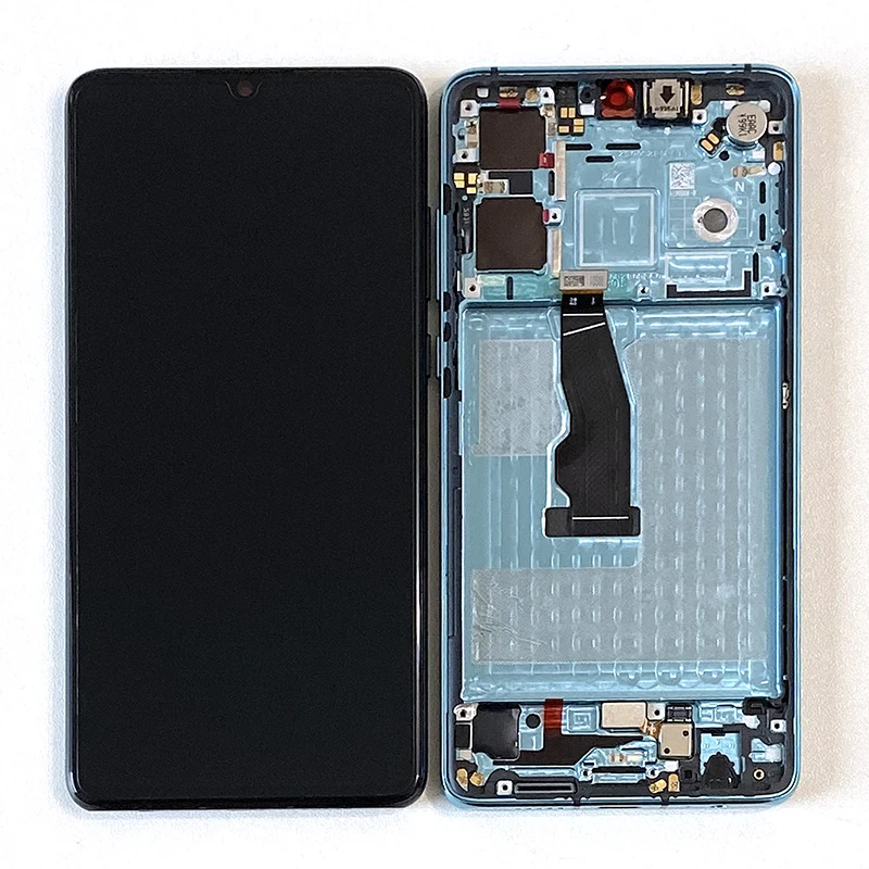 Axisinternational для 6," huawei P30 ELE-L29 ELE-L09 OLED ЖК-экран рамка+ сенсорная панель дигитайзер