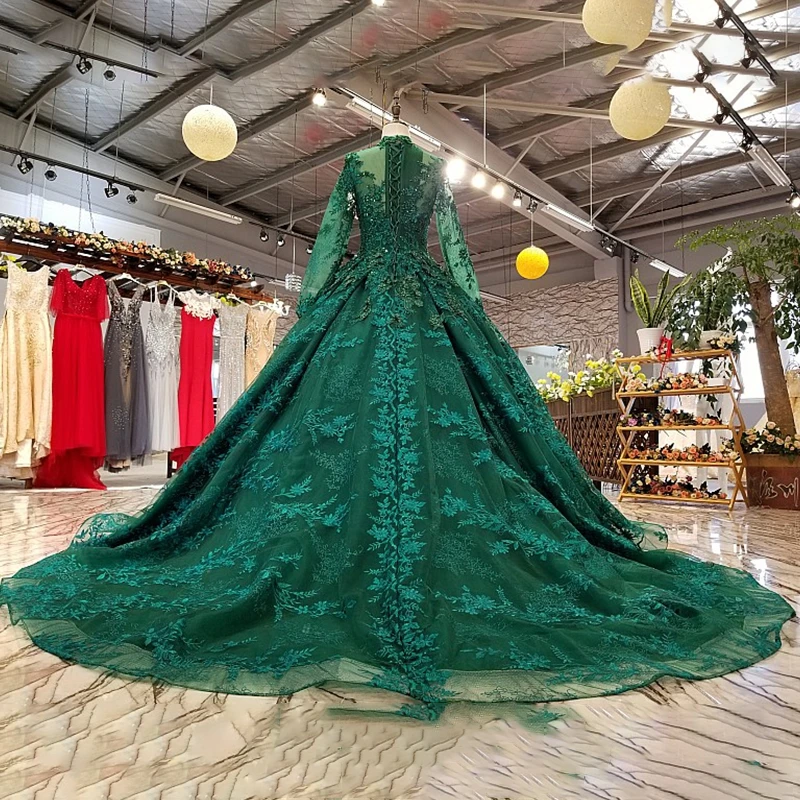 AIJINGYU Luxurious Stars Vintage Green Luxury Dubai Best Plus Size Beach Evening Dress