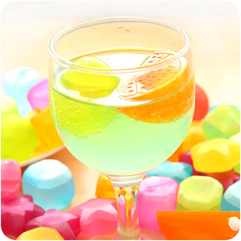 

Different Shapes Reusable Ice Pellets Picnic Food Preservation Cooling Summer Party Ice Cubes Ice Hockey Mold Cold Drinking Tool