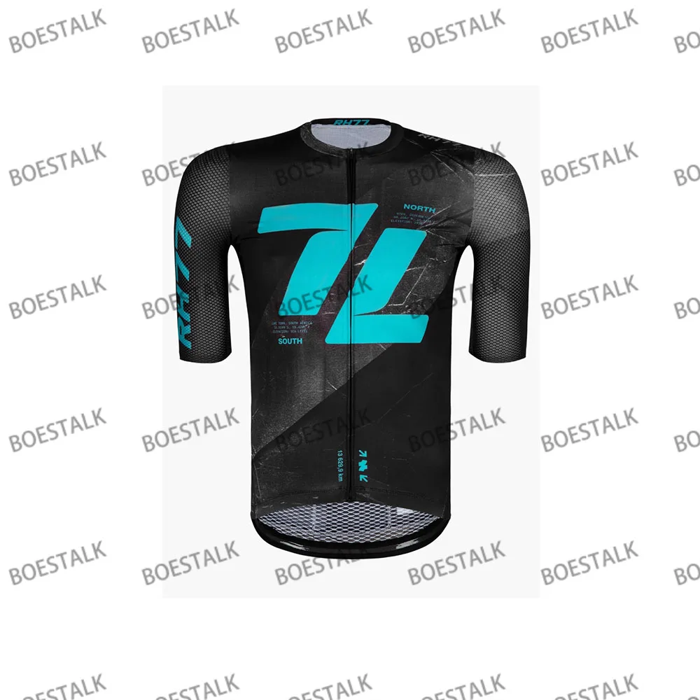 

RH77-2021 летняя команда шоссейного велосипеда Велоспорт Джерси, с коротким рукавом, быстросохнущая, дышащая уличная горный велосипед гоночная...