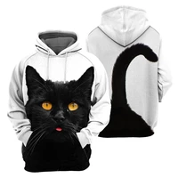 3d printed hoodie bengal cat front and back for women unisex harajuku fashion animal hooded sweatshirt casual jacket pullover