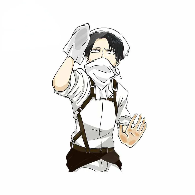 

Popular Attack on Titan Creative Car Stickers Accessories Decal Scratch-proof Sticker Waterproof Decoration KK13*10cm