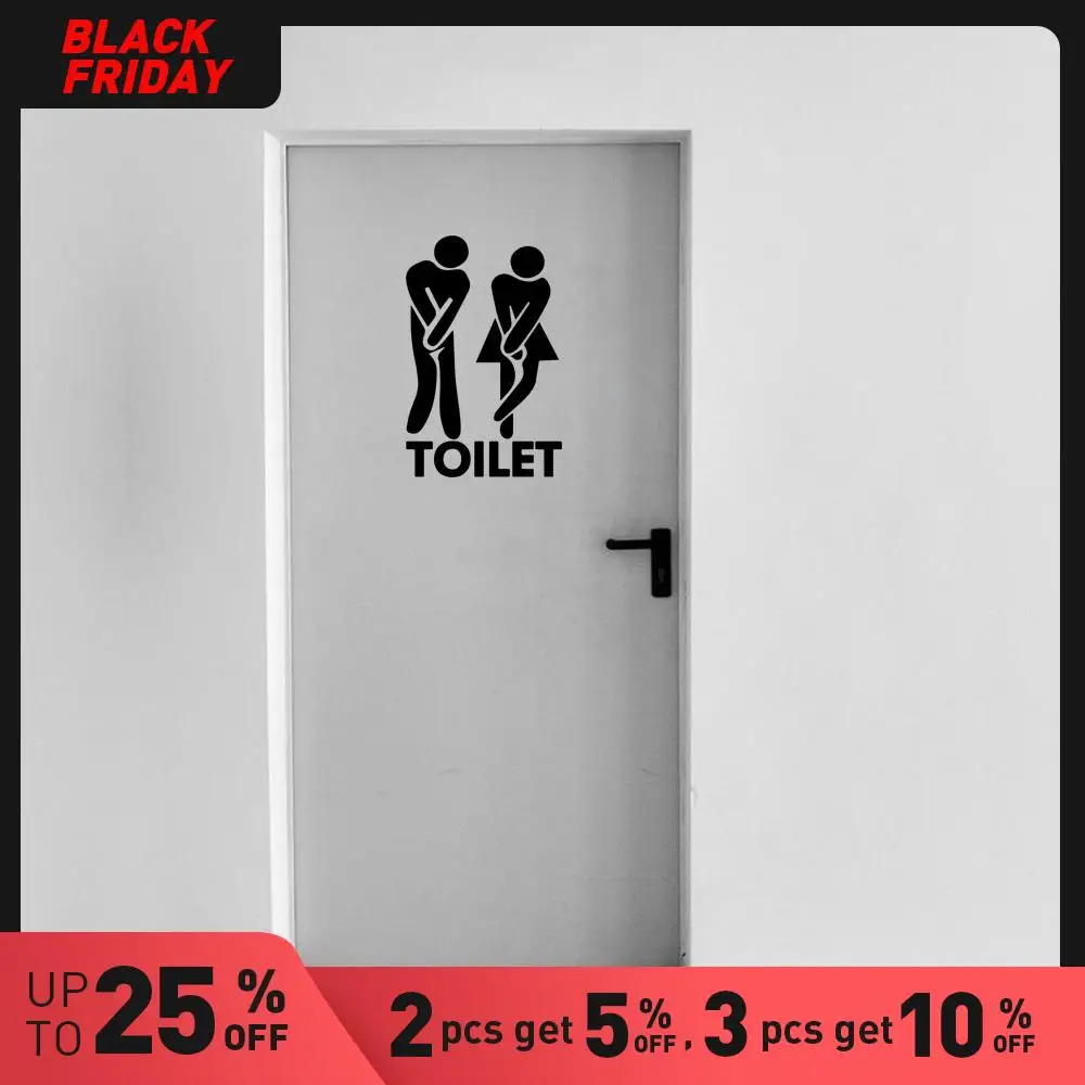 Наклейка на стену из ПВХ с рисунком для декора ванной комнаты.