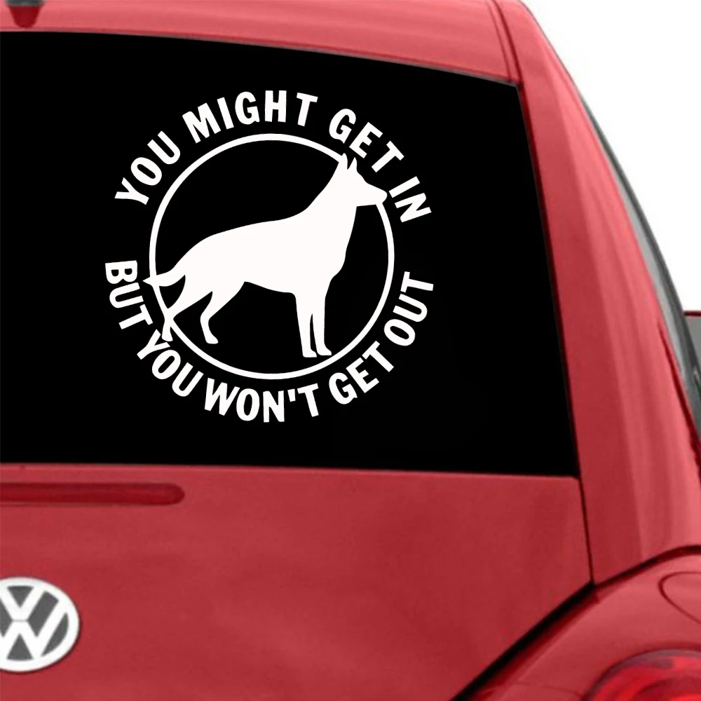 

Fashion Dog Car Assessoires Creative Vinyl Sticker On Car Stickers And Decals Window Sticker Car-Styling Decal