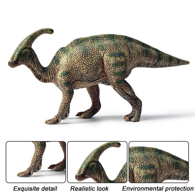 Моделирование динозавра Parasaurolophus фигурка ПВХ Модель мир динозавров древних