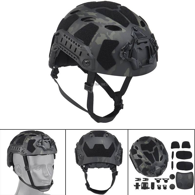 

Тактический Быстрый Шлем для стрельбы, тренировочный защитный охотничий шлем Cs Arisoft для безопасности, пейнтбола, военный армейский боевой ш...