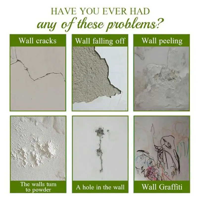 

100ml Wall Mending Agent Wall Repair Cream Latex Paint Repair Paste With Scraper