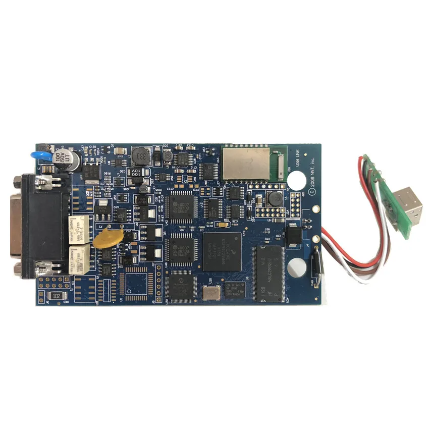Пластик NEXIQ2ed USB Link 2+ Программное обеспечение интерфейс дизельного грузовика программное обеспечение NEXIQed со всеми установщиками с Bluetooth