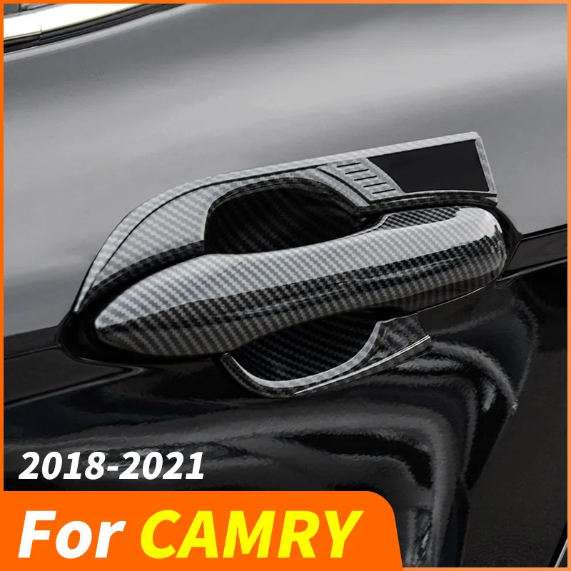 

Outer Door Bowl Sticker Handle Sticker, Exterior Refit, For Toyota Camry 8TH XV70 2018 2019 2020 2021 Car Accessories