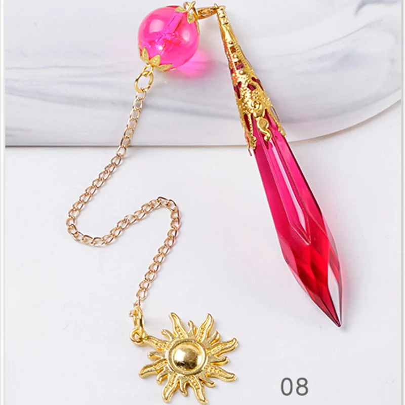 SNASAN Хрустальная маятниковая подвеска силиконовая форма с отверстиями ювелирный