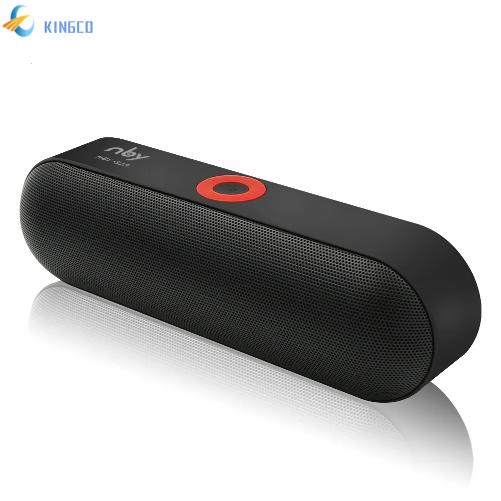 Компактный Bluetooth динамик NBY 18 беспроводная колонка TF/AUX/USB объемный 3D стерео