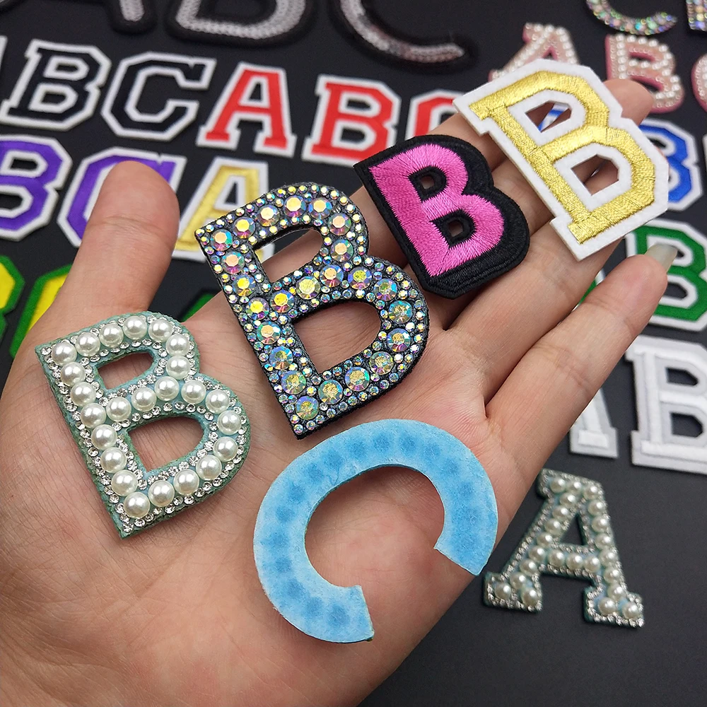 Аксессуары 26 дюймов английские буквы номер синие вышитые нашивки наклейки