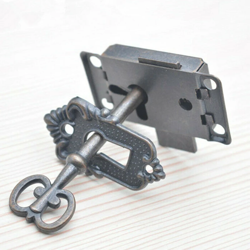 Мебель Шкаф Дверь коробка ящик замок набор Античный ключ классический ретро