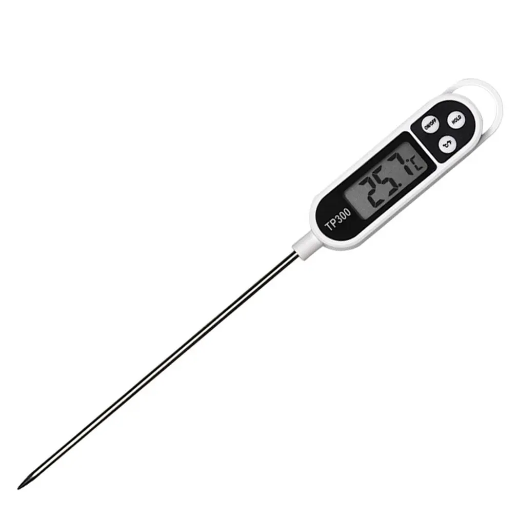 

Digital Food Thermometer TP300 Milk Meat Turkey Cooking Tool Pen-type Structure Food Probe For Kitchen Barbecue