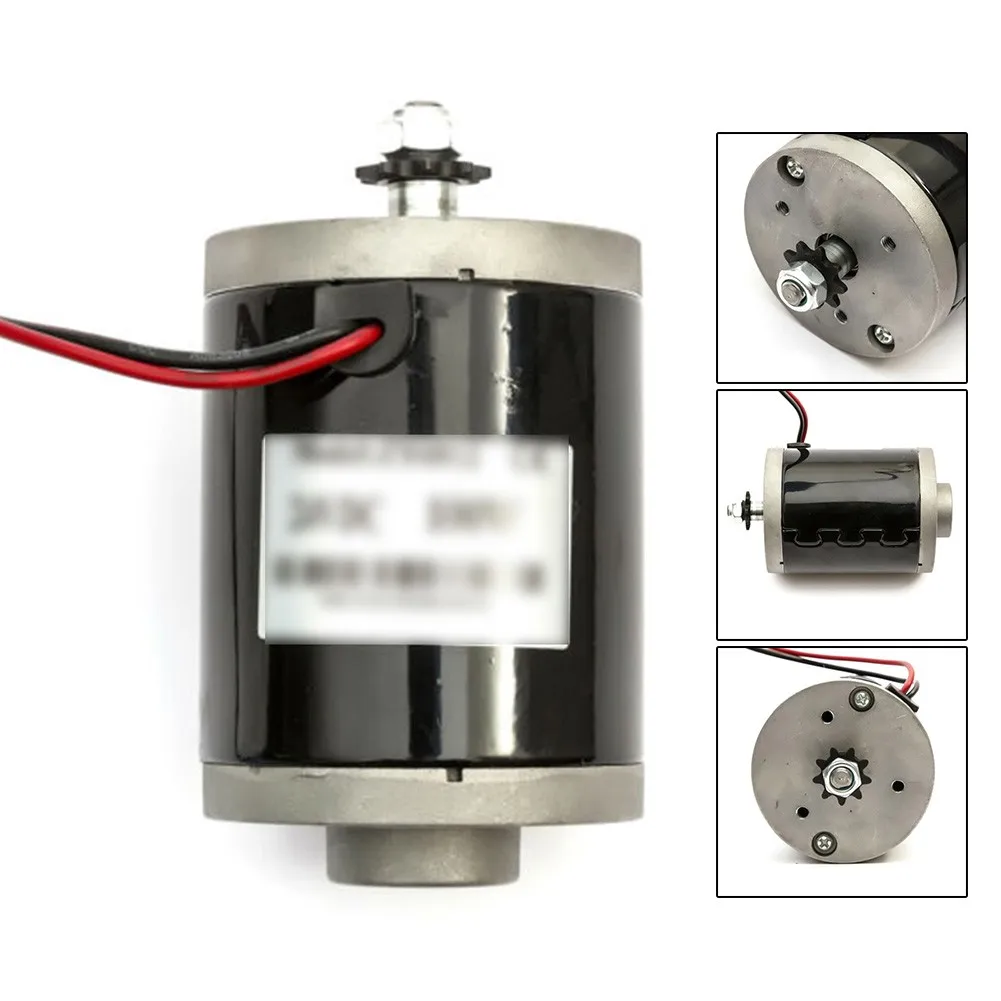 

Electric Motor 24v 100w Multi Purpose Watt Brushed Electric Motor 9T 6mm Chain Sprocket For Electric Scooter