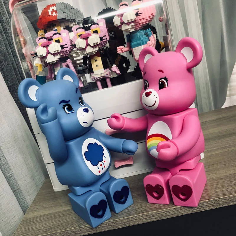

Rainbow 400% 28cm Bearbricks Pvc Action Figure Toys Collection Model Bearbricklys Collectable Christmas Gifts