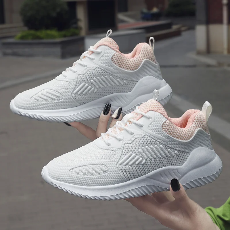 

Running Tennis Snickers Fashionable Sports Shoes Size 13 Chunky Sneakers Thick Soles Women's Sport Shoes New Tennis Wit Lac-Up