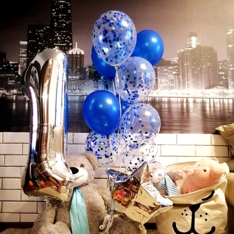 

10Pcs Metal Latex Balloons Confetti Balloon Set For Wedding Birthday Party Balloon Decoration Baby Shower Helium Balloons