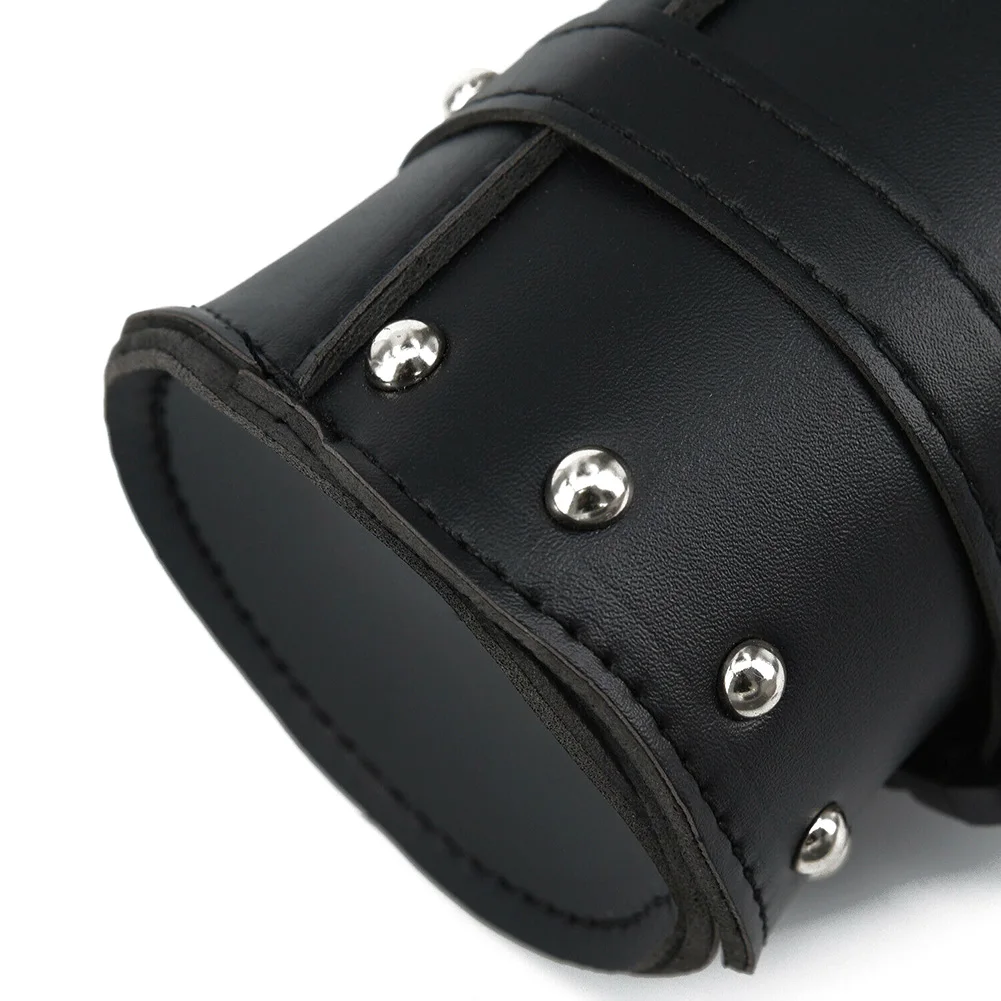 

New Motorcycle Saddlebags PU Leather Front Fork Tail Tool Bag Luggage For Harley Chopper Bobber Cruiser 20.5*11cm Accessorie