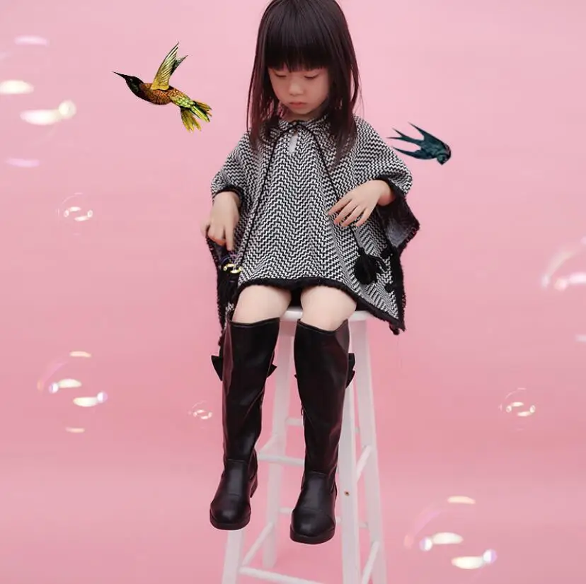 Детские зимние ботинки на меху; зимние женские модные ботинки; Ботинки martin до колена для девочек; детская повседневная спортивная обувь; популярные кроссовки
