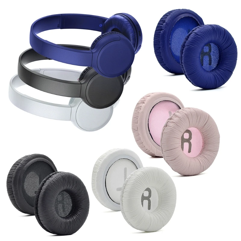 

1 Pair Replacement Ear Pads for WH-CH510 Headset Parts Leather Cushion Velvet Earmuff Earphone Sleeve Cover