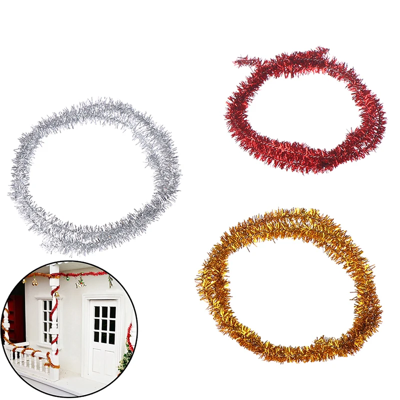 

1:12 doll house Miniature DIY Decorative Stripes for Doll House Christmas Decor