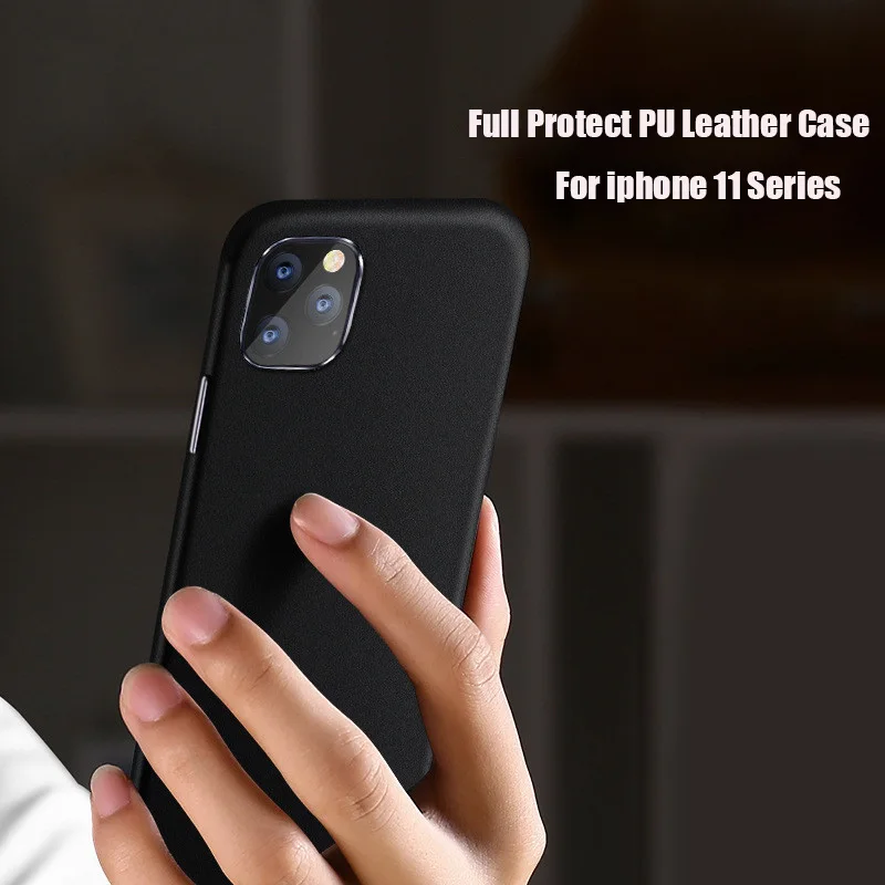 Кожаный чехол для iphone 11 Pro из искусственной кожи pro Max кожаный с полной защитой