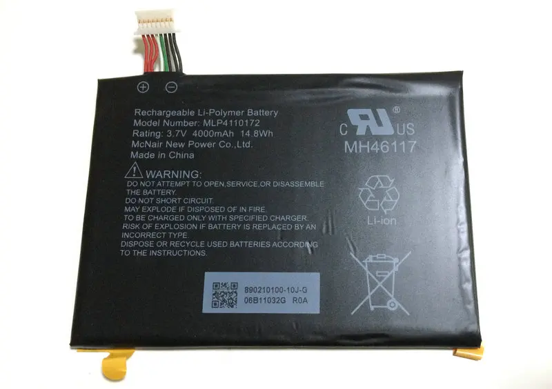 

STONERING 4000mAh MLP4110172 Replacement Battery for The Rand McNally OverDryve 7 In. Connected Car GPS Tablet Batterie