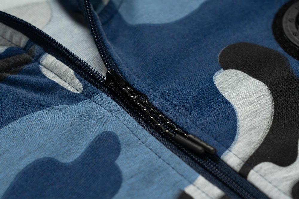 Спортивный костюм мужской из 2 предметов на молнии с капюшоном и брюками | Мужская