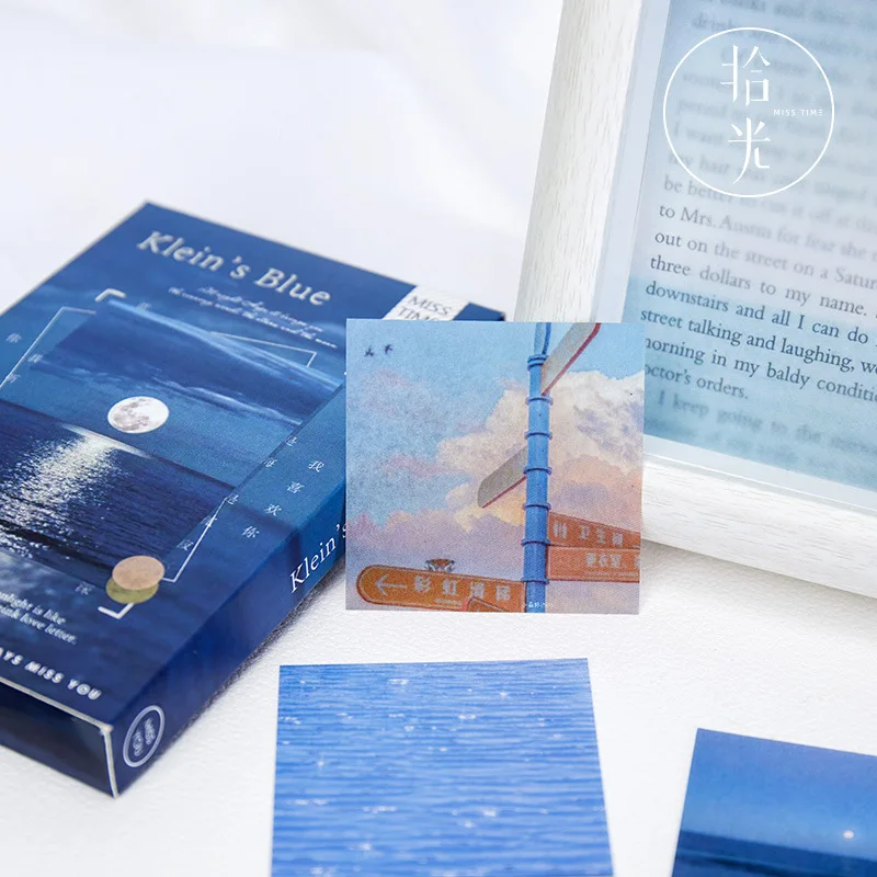 

Pick up boxes and paper stickers Paris Diary Series Material paper hand account retro ins stickers 55 pieces 12 anime decor
