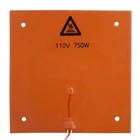 110 В, 220 В 750 Вт силиконовый нагревательный коврик для принтера, тепловая кровать, нагревательный коврик