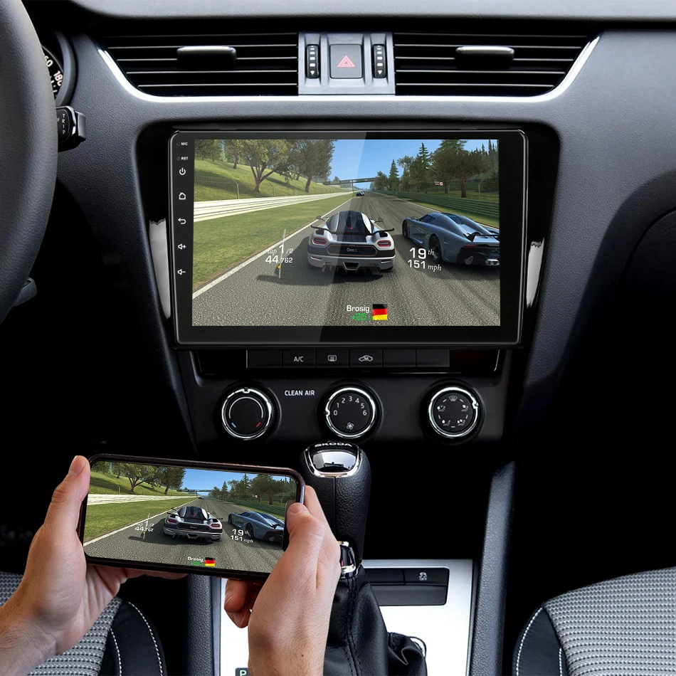 10," 2Din Android 8,1 Автомагнитола для Volkswagen SKODA Octavia 3 A7- стерео Мультимедиа плеер навигация RDS головное устройство