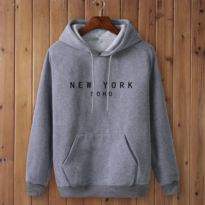 Женский свитшот с надписью New York Soho повседневный смешной для леди хипстерский Топ