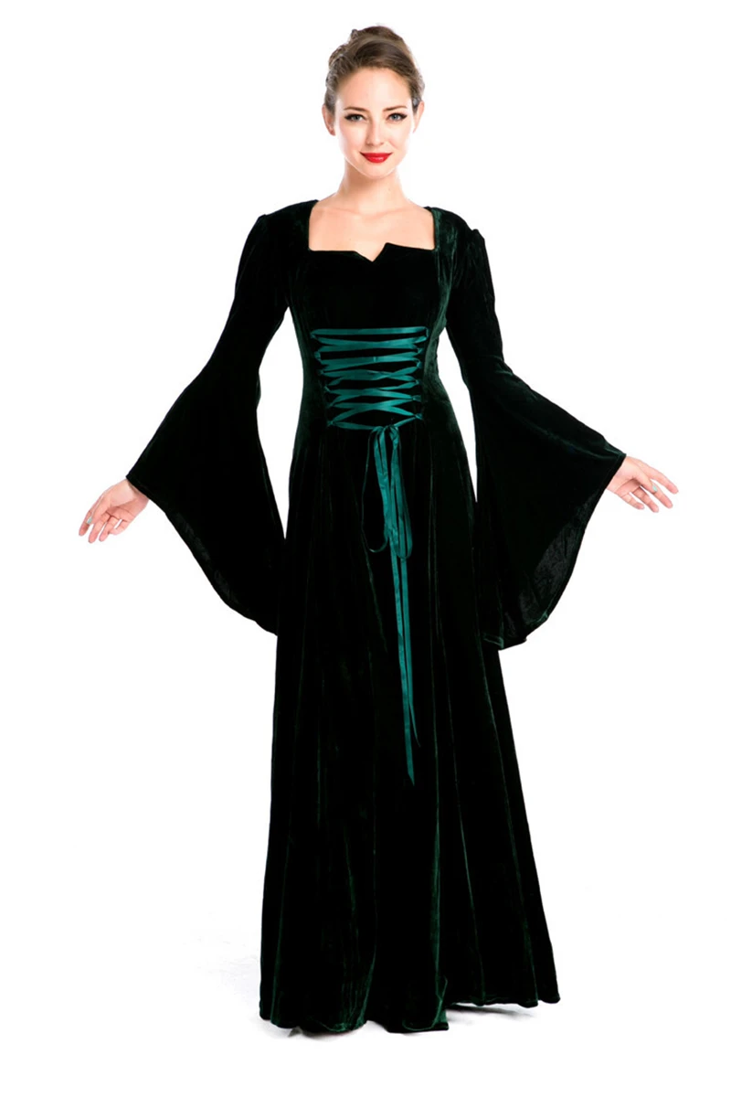 

Halloween Cosplay Clothing Palace Lady Outfit Long Skirt Dress Adult COS Apparel Opera Costumes Party Clothes Christmas Carnival