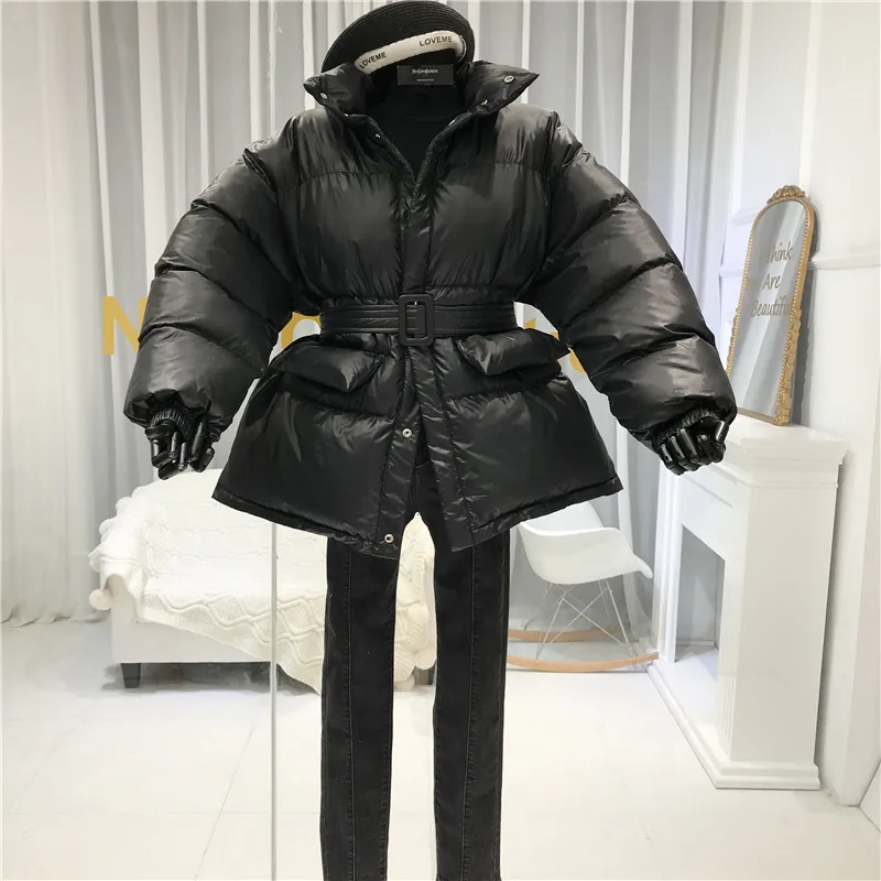 Толстая хлопковая зимняя куртка для женщин Abrigos Mujer Invierno Sustans женские пальто Теплые с регулируемой талией Модные Зеленые