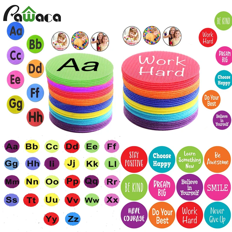 1 Набор из 26 пазлов коврик для обучения английский буквенный ярлык