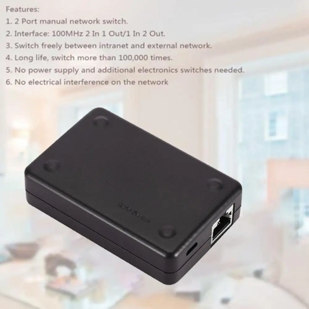 

2 Порты и разъёмы RJ45 Lan сетевой коммутатор концентратор компьютер Ethernet преобразователь сигнала Интернет-соединения адаптер мини Размеры пр...