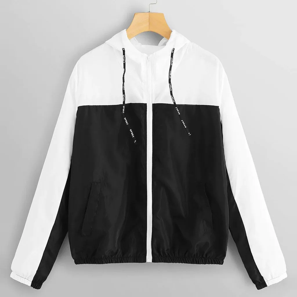 SAGACE модная куртка для женщин с длинным рукавом капюшоном пальто весна осень