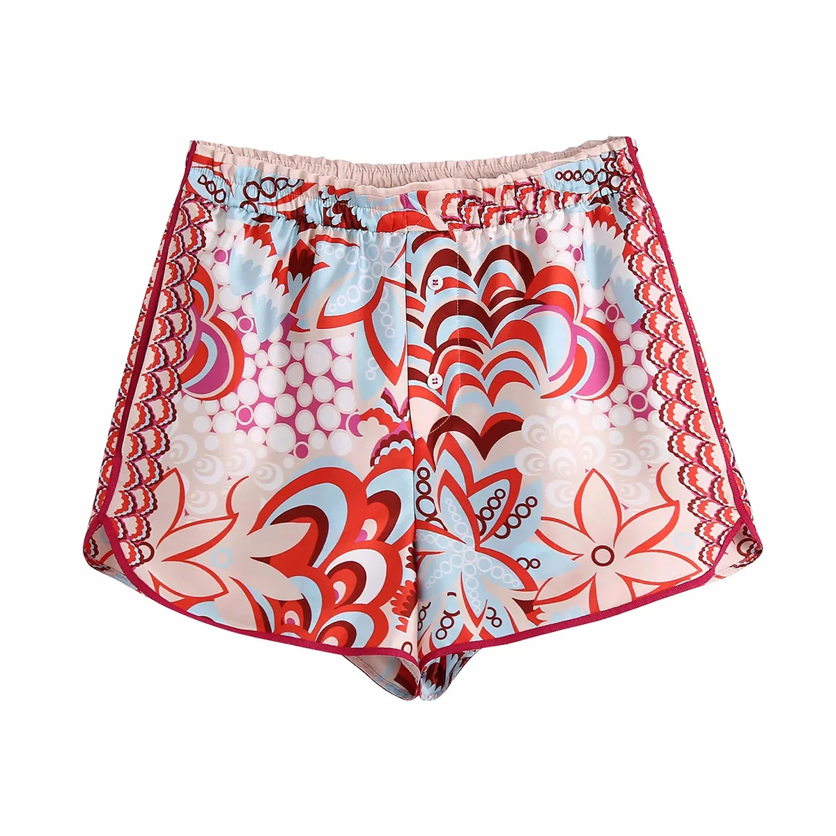 

Boho All Over Print Mini Straight Shorts DLZK134