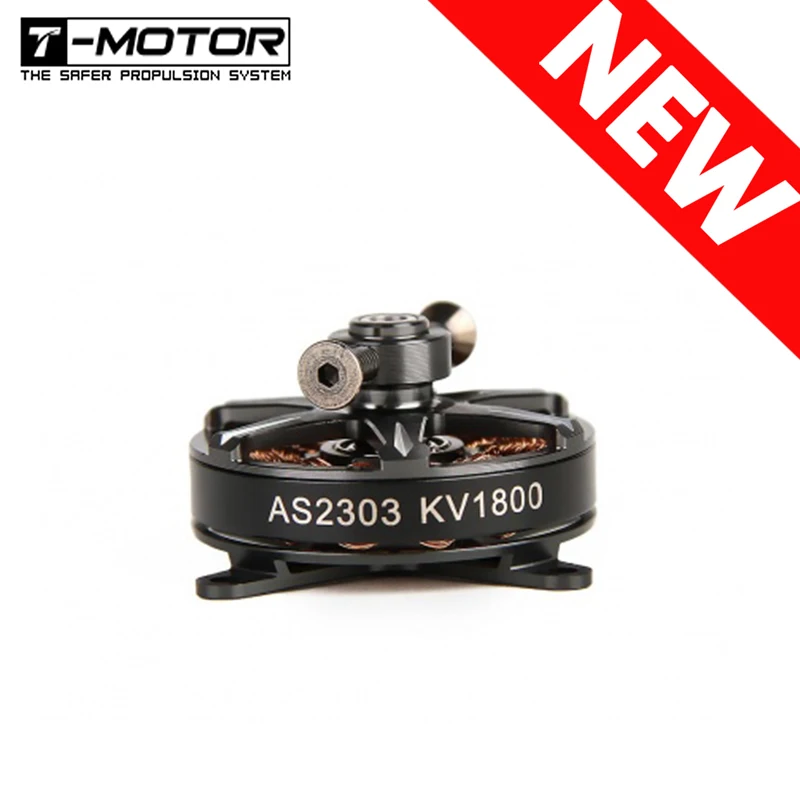 Новый T MOTOR AS2303 с длинным валом 1500 кВ/1800 кв/2300 кв 3S 4S бесщеточный двигатель для