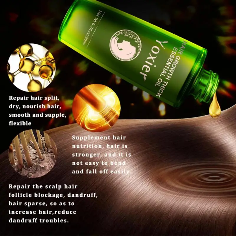 

20ML Hair Growth Oil Shampoo Hair Care Styling Repair Hair Loss Conditioner Thick Thick Fast Growing Treatments Liquid TSLM1
