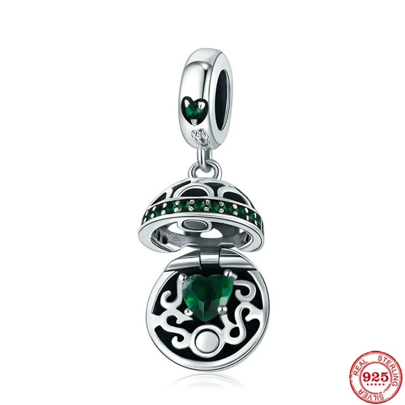 Новинка серебро 925 пробы чашка стетоскоп солнце открытая любовь фотоэлемент