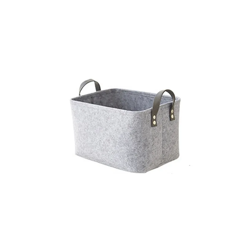 

Felt Basket Laundry Storage Clothes Toys Organise Holder Container Modern Simple Room Decoration Book C9C090J72