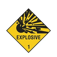 car styling explosive car sticker explosion warning danger for laptop tablet door waterproof accessories 13cm x 13cm
