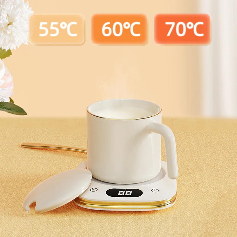 Электрический кофейный/кружка/коврик для чашки/подогреватель грелка с таймером 3