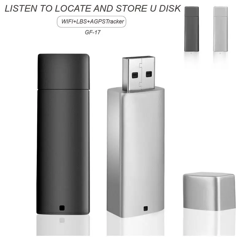 GPS Tracker U Disk mini shape Voice record Locator Devices Personal Positioning Anti-Lost APP GPS Tracker