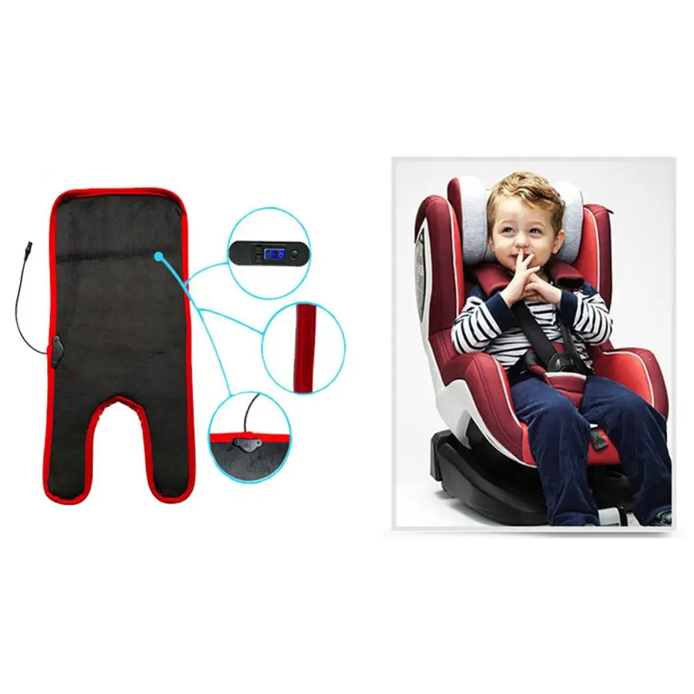 Безопасный зимний автомобильный чехол на сиденье с подогревом