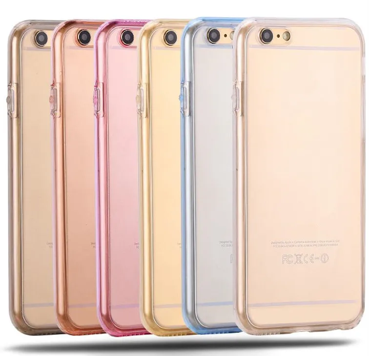 360 Degree Gradient Full Body Front Back Soft Clear Case Cover For iPhone 11 Pro XS MAX XR 5 5S SE 5SE 6 6S 7 8 Plus X Fundas |